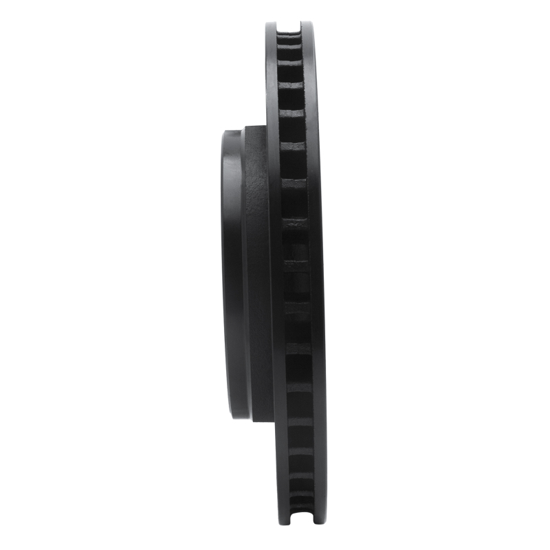 Jeep Wrangler Brake Rotor (1) - Front Left - R1 Concepts - Drilled & Slotted - Black - `07-`18